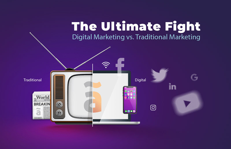 The Ultimate Fight Digital Marketing VS Traditional Marketing | artiMedia Pro