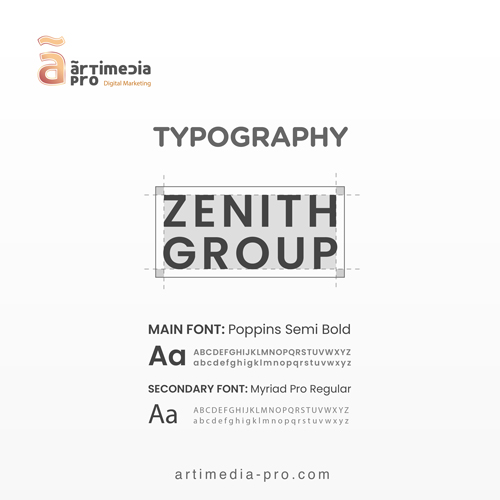 Zenith Group Typography | artiMedia Pro